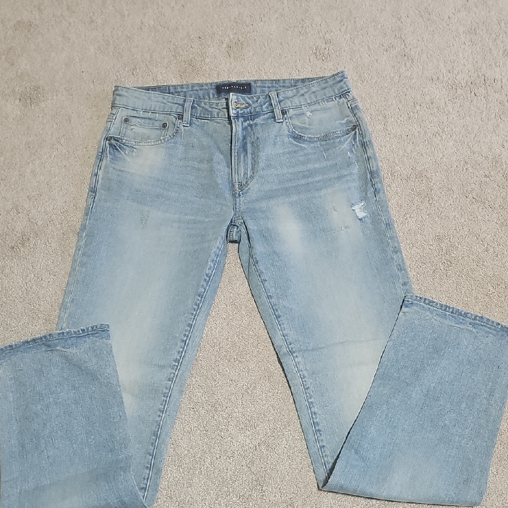Aeropostale Straight Light Blue Denim Jeans